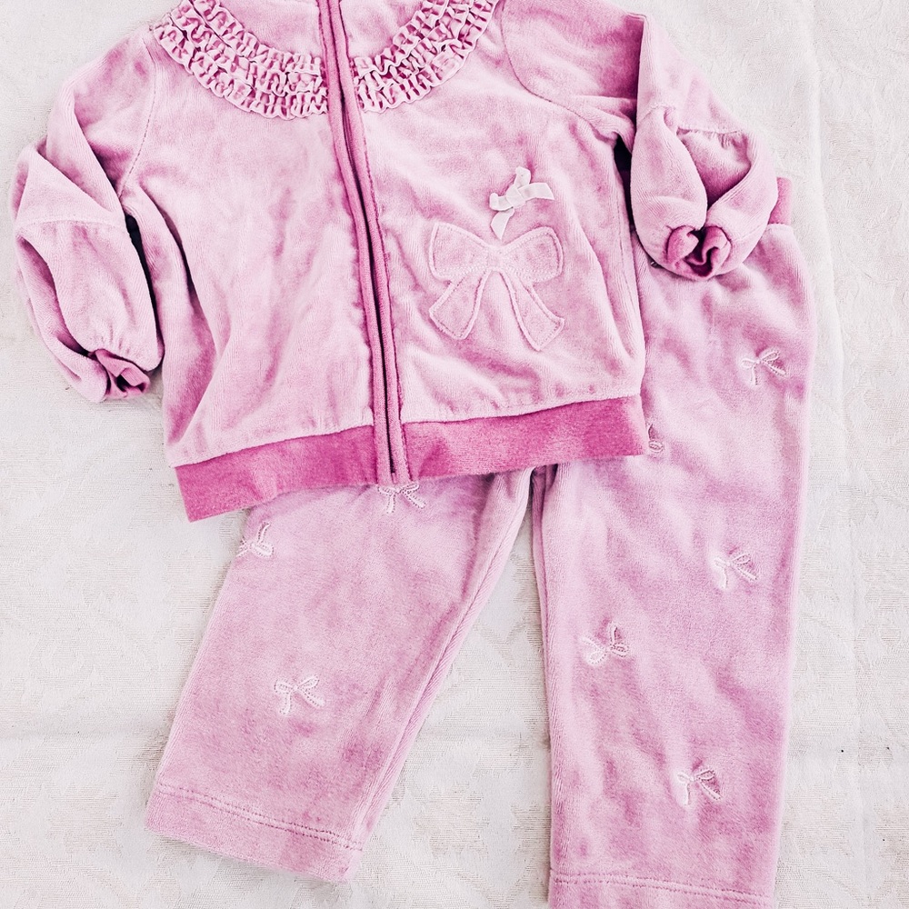 Infant First Impression Velour Sweatsuit
